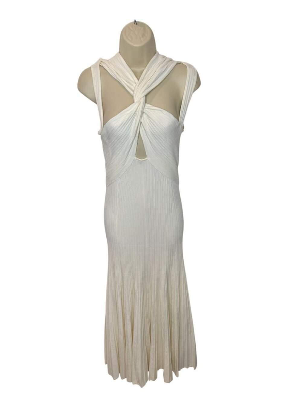 Aknvas Ingrid Midi Dress White Wedding NWOT - Size S - Picture 2 of 12